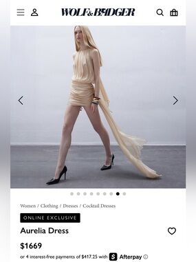 Draped Nude Mini Dress | Saint Laurent Style | Designer Minimalist Ruched Dress